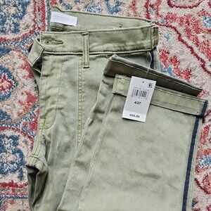 Lucky brand olive pants NWT size 4/27